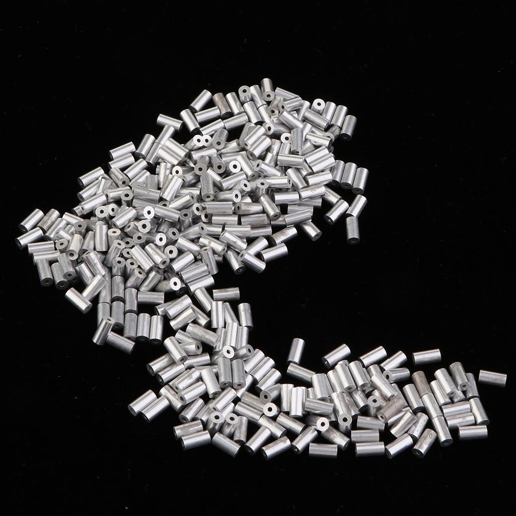 Monofilament Line - Selubung Konektor Aluminium untuk Kawat Pancing,