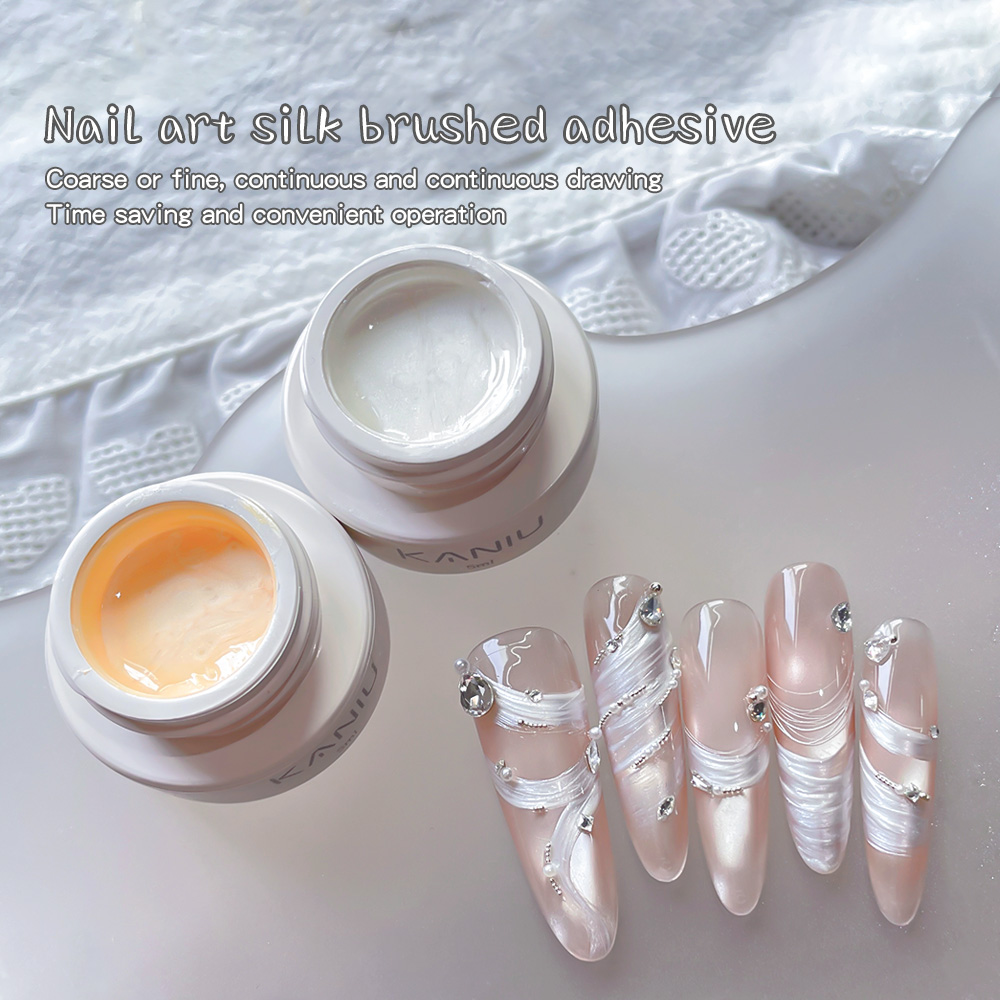 KANIU 5ML Gel Liner Sutra Puti - Copolymer Line ulasan dan harga