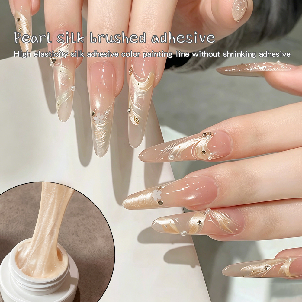 KANIU 5ML Gel Liner Sutra Puti - Copolymer Line ulasan dan harga
