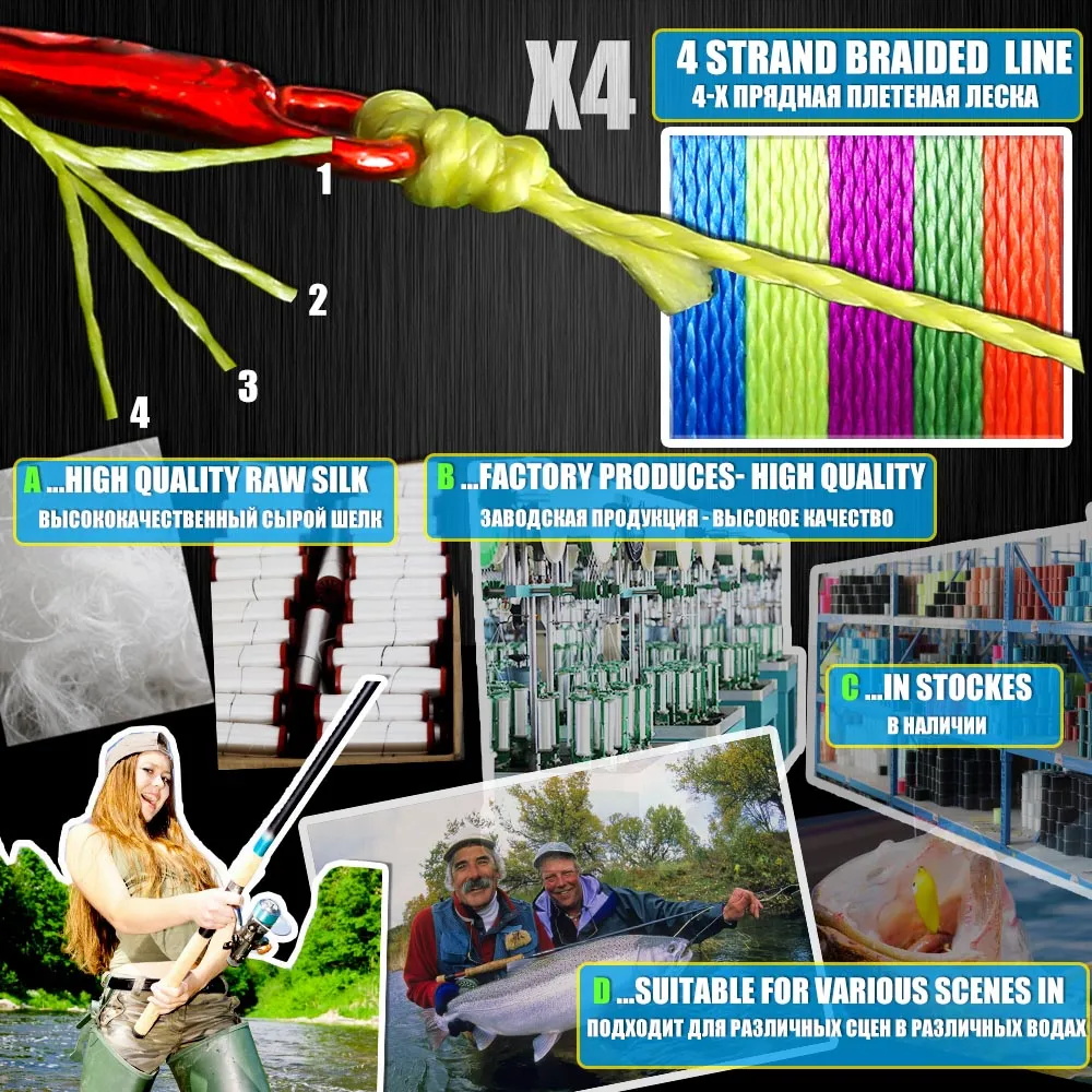 BAKAWA Senar Pancing Kepang 4  - Copolymer Line ulasan dan harga