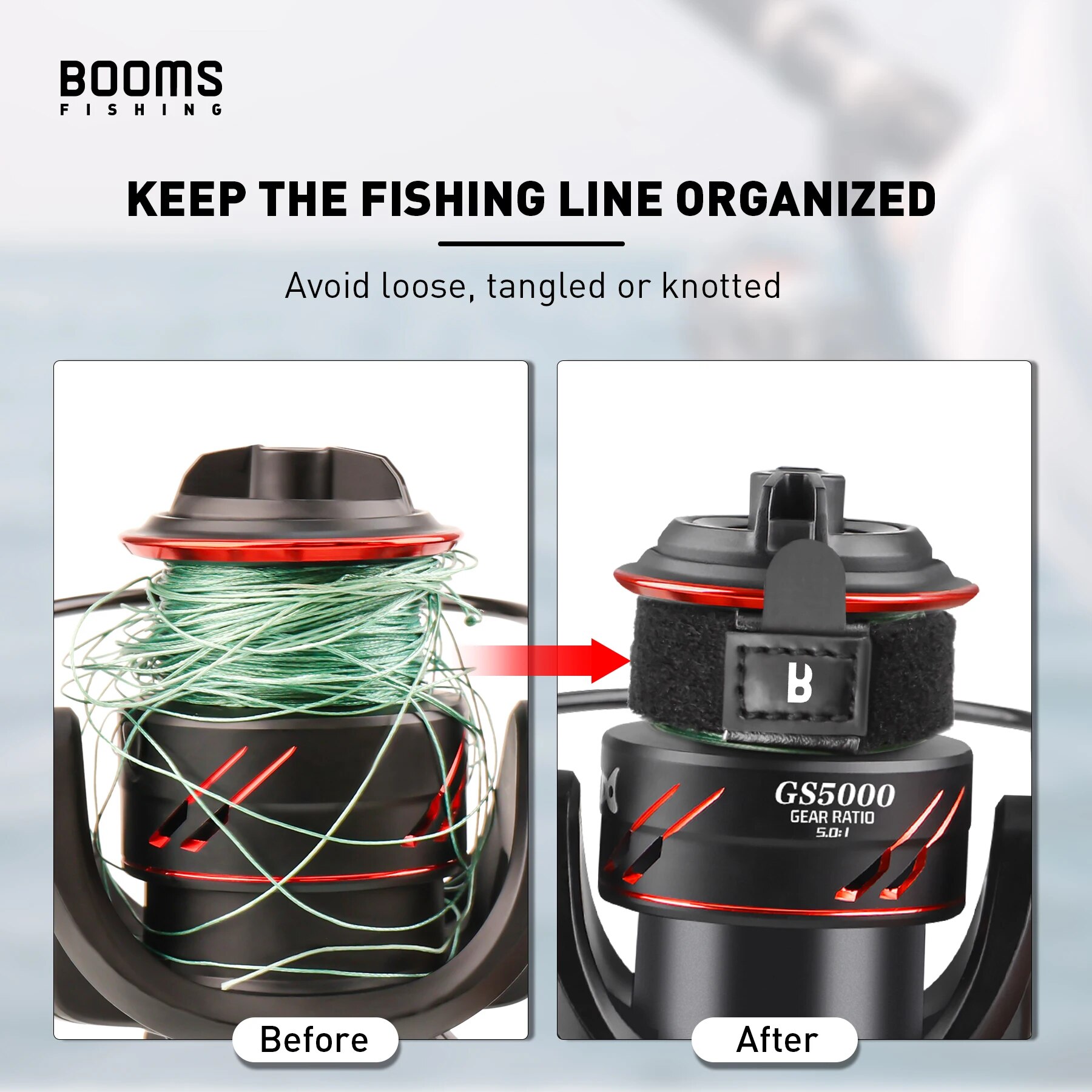 Kumparan pancing Booms 1 4 bua - Fishing Line Box ulasan dan harga